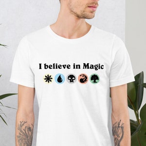 I Believe in Magic T-shirt uniseks | Magic the Gathering-shirt | MTG-nerdkleding