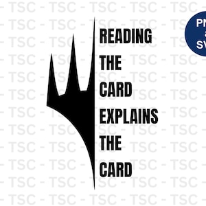 mtg reading the card explains the card MTG Commander Tray main image 1