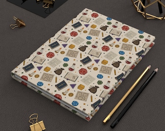 Cuaderno de patrones para juegos de rol de mesa / Cuaderno de tapa dura