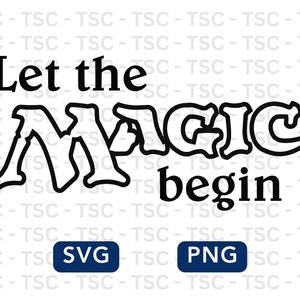 Magic the Gathering SVG / Deja que la magia comience Svg, Plantilla TCG, Mtg Png Clipart, Mtg Token Gamer Svg, Cricut Archivo Svg, Archivo de bordado