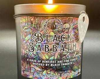 Black Sabbath Candle inspired by Black Sabbath (Limited Edition)