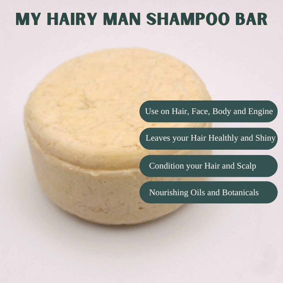 My Hairy Man Shampoo Bar for Hair Face Body and Engine Etsy