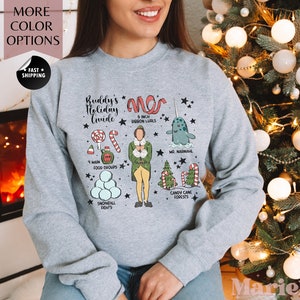 Buddy the elf light up sweater sales