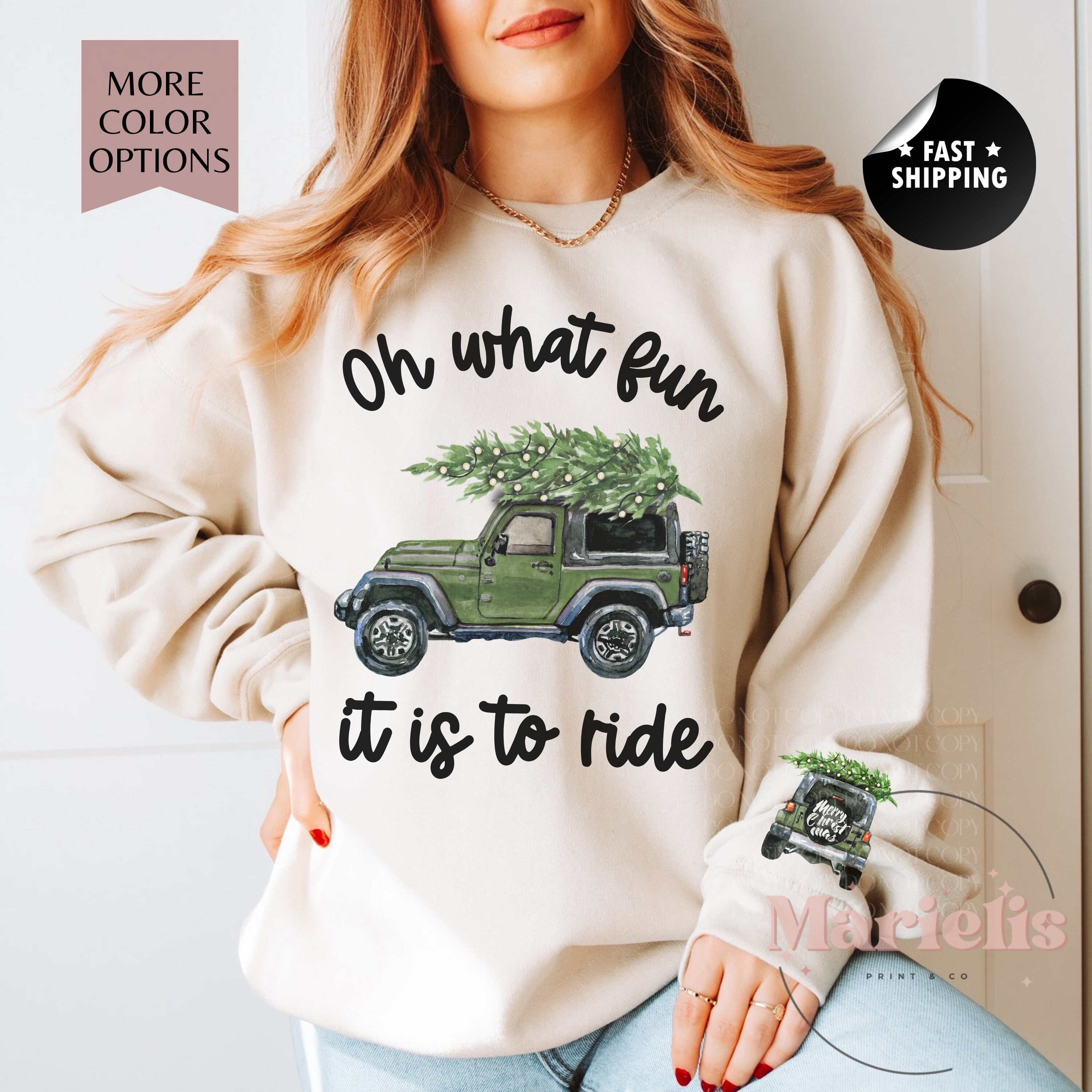 Jeep Crewneck Etsy