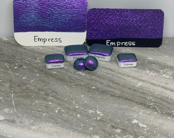 Empress- Blue/Purple/Green Color Shift Watercolor Paint- LinabeansStudio