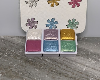 Lentebruiloft - metallic aquarelset - LinabeansStudio