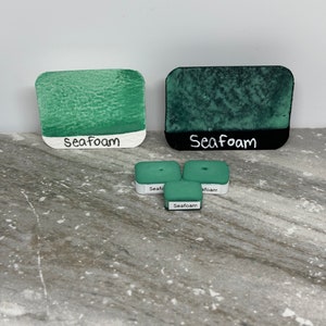 Seafoam- Mint Green Matte Watercolor Paint- LinabeansStudio