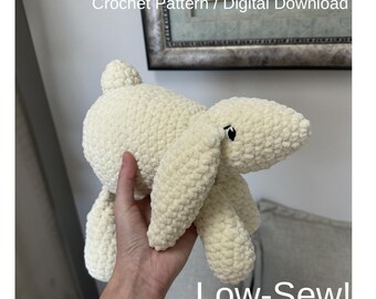 Crochet Pattern: Low-Sew Bren Bunny