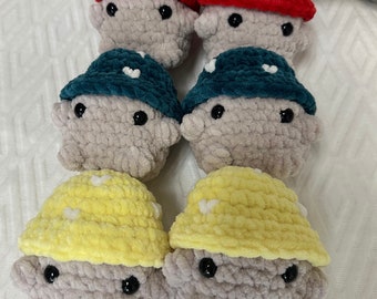 Crochet Mushroom plushies! Handmade!