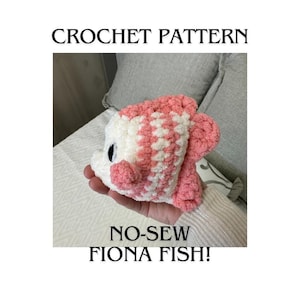 Crochet Pattern: No-Sew Fiona Fish