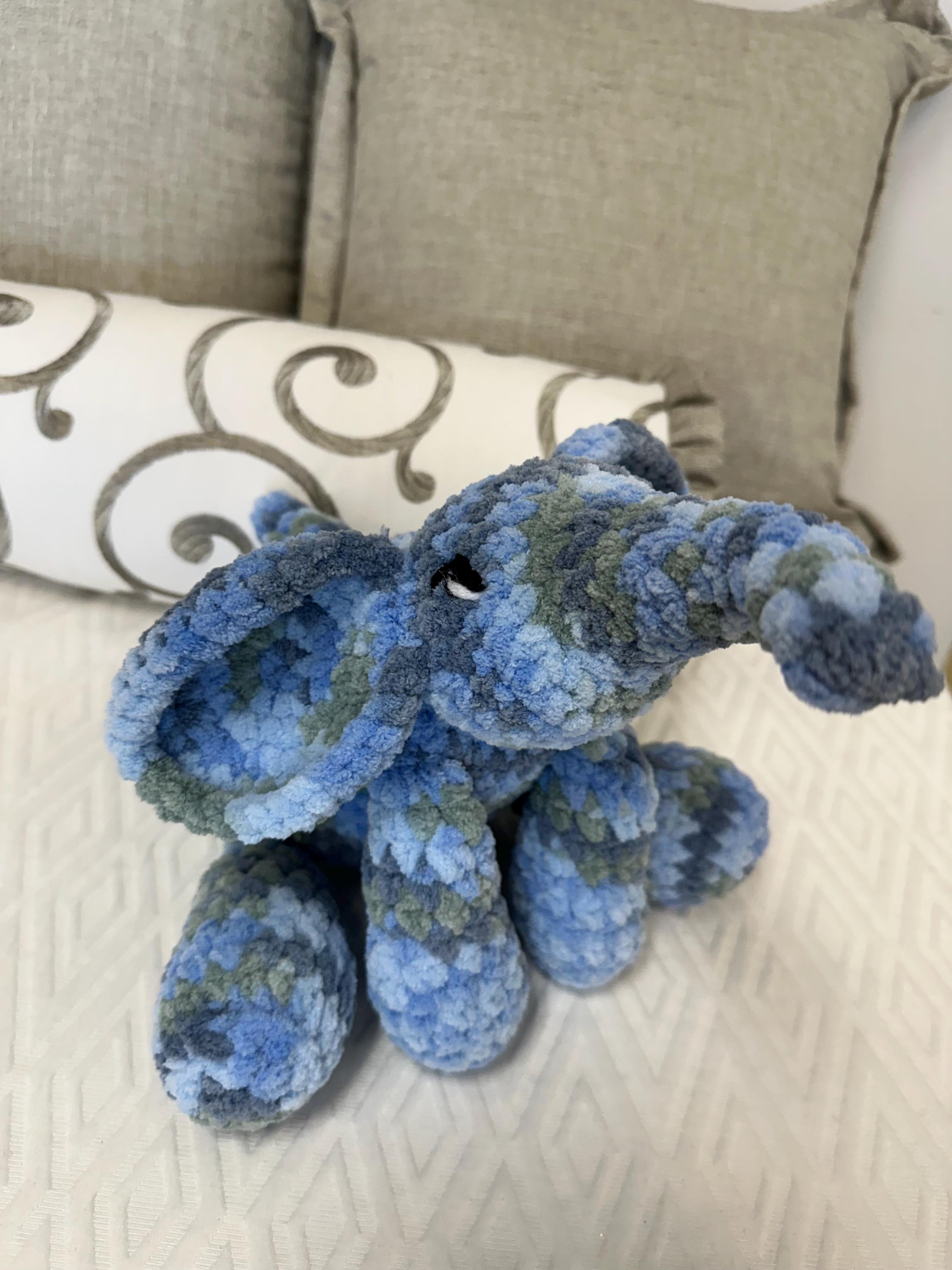 CROCHET PATTERN: Ellie the Elephant Low-sew Pattern - Etsy