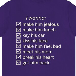 back- purple with cream