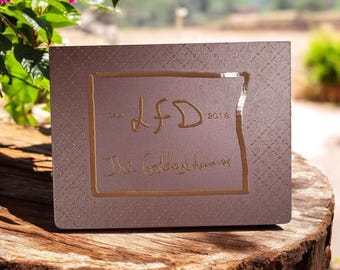 Empty LFD The Golden Anniversary 2018 Cigar Box.  Dominican Republic tobacciana perfect gift box arts crafts storage keepsake