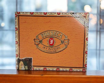 Empty My Father Fonseca Cedros Cigar Box. Nicaragua tobacciana perfect gift box arts crafts storage keepsake