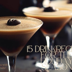 15 Trending Holiday Cocktail Recipe Cards
