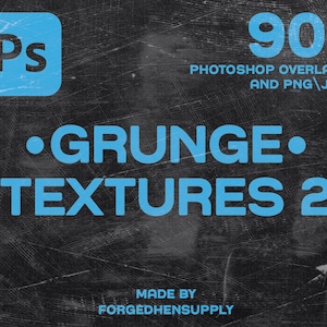 90+ Grunge Textures 2 For Photoshop / Photoshop Effects / Retro Textures Pack | Dirt Texture Bundle | Texture Overlays for Photoshop