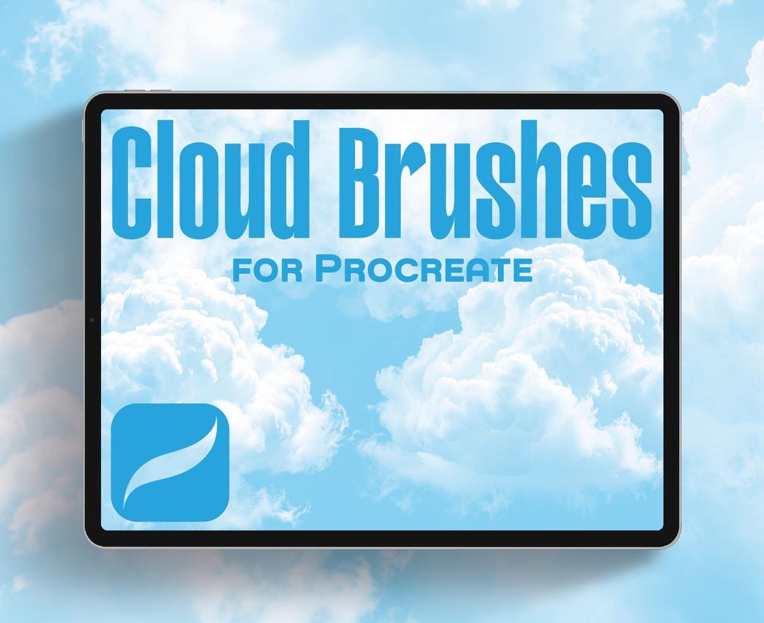 Cloud Brushes for Procreate Realistic Cloud Stamps and Brushes Fog and ...