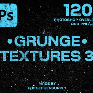 120+ Texture Grunge 3 per Photoshop / Effetti Photoshop / Pacchetto Texture Retro / Bundle Texture Sporche / Sovrapposizioni Texture 3 per Photoshop