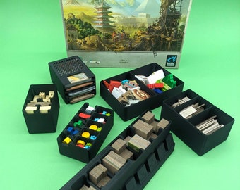 World Wonders - Board Game Insert trays. Vertical storage of box!