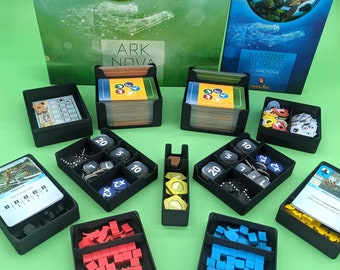 Ark Nova - Organizer per vassoi da gioco da tavolo, espansione Marine Worlds, stoccaggio verticale!