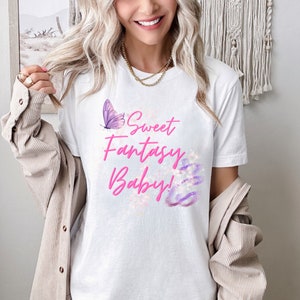 Sweet Fantasy Baby T-shirt, Jersey, Short Sleeve Tee, Tshirt, Music, gift, pop, retro, 90s music, mariah carey, butterfly, gift for her