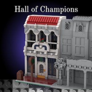 Hall of Champions | Deluxe Main Street USA LEGO MOC Instructions