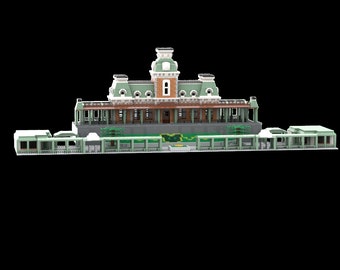 Istruzioni MOC per l'ingresso della stazione ferroviaria LEGO Disney World