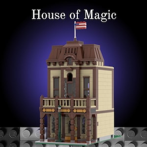 House of Magic | Deluxe Main Street USA LEGO MOC Instructions