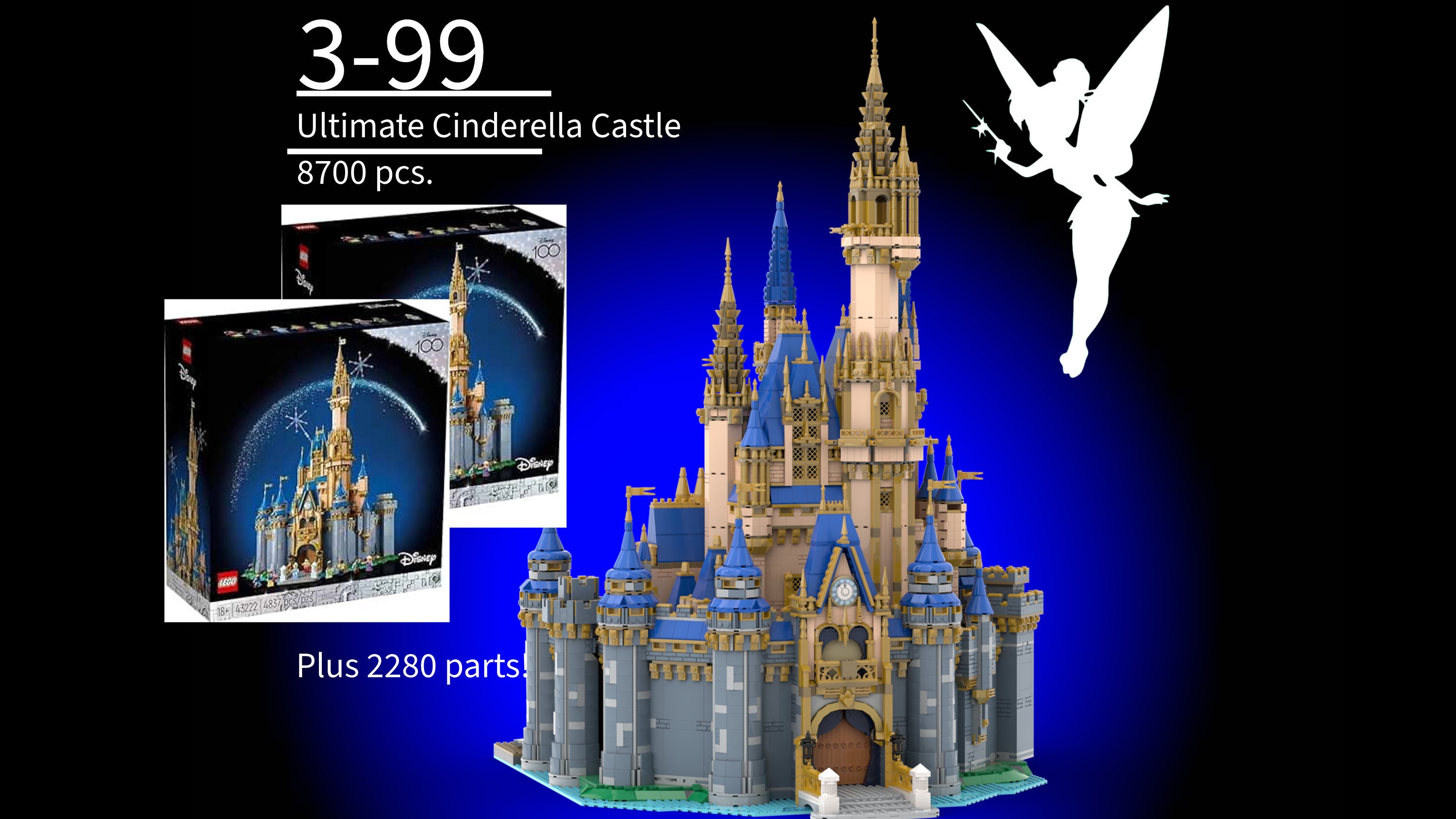 Walt Disney World Dimensions Of Lego Disney Castle LEGO Ultimate