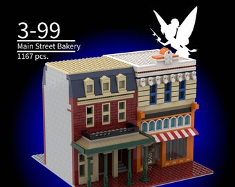 Istruzioni LEGO MOC Disney Main Street USA Bakery
