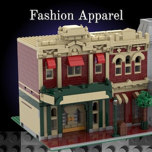 Fashion Apparel | Deluxe Main Street USA LEGO MOC Instructions