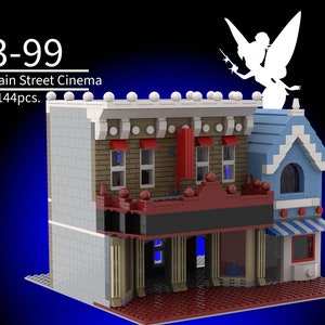 LEGO Main Street Cinema-LEGO MOC Instructions
