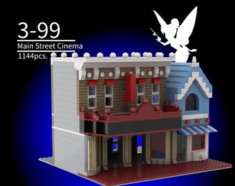 LEGO Main Street Cinema-LEGO MOC Istruzioni
