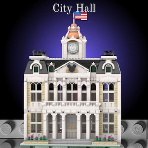 City Hall | Deluxe Main Street USA MOC Instructions