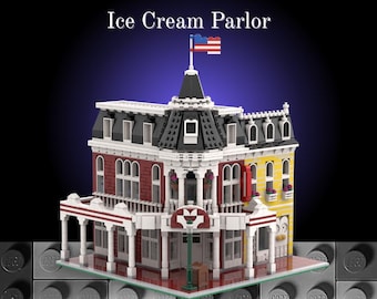Istruzioni per la gelateria / LEGO Deluxe Main Street USA