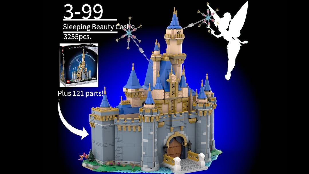 Buy LEGO Sleeping Beauty Castle-lego Alternate Build Instructions Online in  India