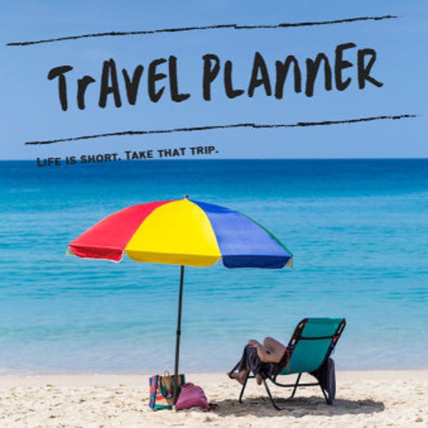 Printable Travel Checklist, Vacation Packing Checklist, Travel Planner, Trip Organiser, Holiday Planner, Travel Itinerary, Vacation Planner,