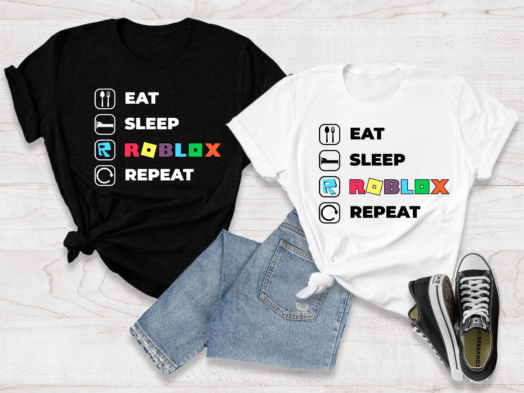Eat, Sleep, Roblox Men's T-Shirt - Inktee Store