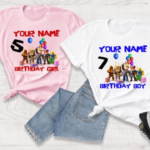 ROBLOX friends, roblox games, gifts for Roblox gamers. Birthday gift. Kids  T-Shirt for Sale by Mycutedesings-1