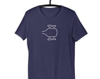 Four String T-Shirt - Navy