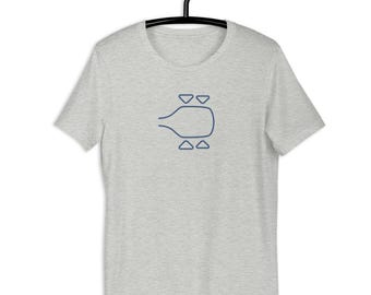 Four String T-Shirt - Grey