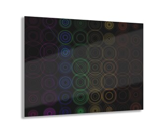 ライン入り円 | アクリルプリント