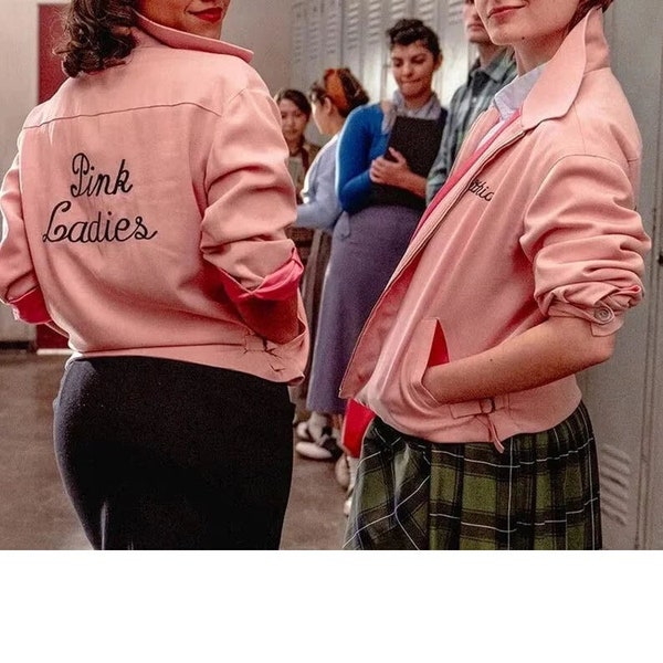 Rise of the Pink Ladies Jacket Veste femme Grease pour femme faite main
