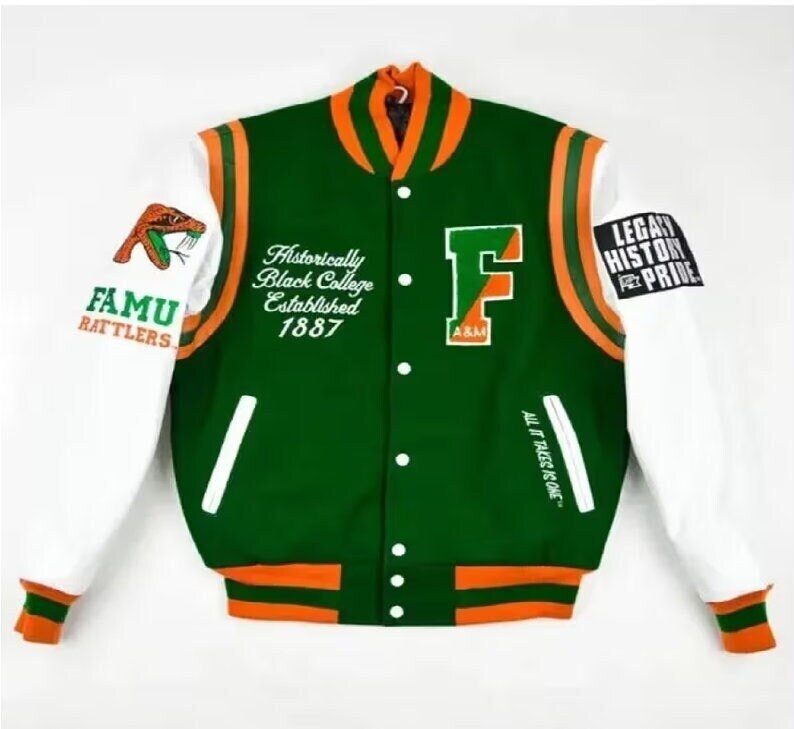 Green college jacket hotsell