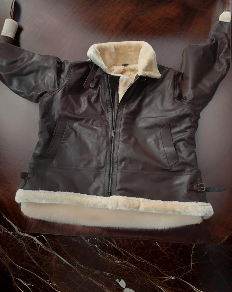 Survivor's Brown B3 Bomber Jacket | Rogue Agent Handmade Survivor's Brown B3 Bomber Jacket | Rogue Agent Handmade