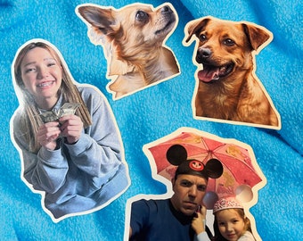 Custom Photo Sticker: Personalized Decal for Laptop, Water Bottle