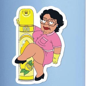 Consuela &quot;No&quot; Funny Sticker, Family Guy sticker