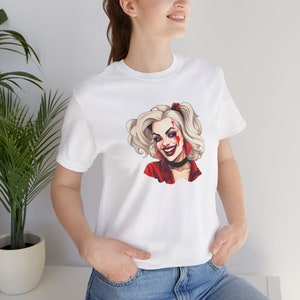 Happy Harley Iconic Comic Villan Cosplay Unisex Jersey Short Sleeve Tee