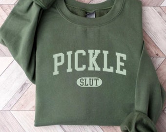 Pickles Sweater Homestead Sweatshirt Pickle Sweatshirt Canning Season Pickle Lover Sweater Pickling Season Gift Pickle Crewneck Funny Pickle