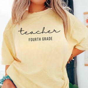 4th Grade Teacher Shirt 4th Grade Shirt Fourth Grade Teacher Shirt Custom Teacher Shirts Back to School Teacher Team Shirts New Teacher Gift